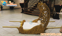 Décorations de mariage indien magnifique Style Cendrillon Palki nouveau Doli élégant pour l'entrée de la mariée inspiré par le conte de fées classique