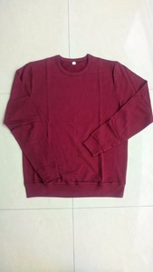 Bangladesh venta al por mayor 100% algodón francés Terry hombres sudadera diseño personalizado cuello redondo con patrón sólido para ropa de invierno - Product Image 6