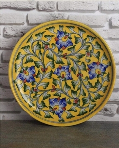 Artisan-Crafted <b>Ceramic</b> Decorative Wall <b>Plate</b> Showcasing Beautiful Hand-Painted Designs for Modern Home Décor and Professional - Product Image 2