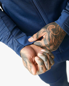 OEM 2022 haute qualité pour hommes conception personnalisée impression personnalisée sport respirant coton polaire survêtement - Product Image 2