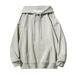 Sweat à capuche uni épais 500/400gsm Boxy vierge Sweat à capuche personnalisé en molleton de coton surdimensionné pour hommes Fabricant de sweat à capuche lourd - Product Image 6