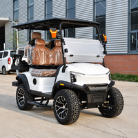 Voiturette de golf électrique 4x4 de luxe, 4 places, personnalisée, avec batteries au lithium