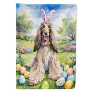 Multicolor Afghan Hound Easter <b>Egg</b> Hunt Garden Flag Mailbox <b>Decorative</b> Yard Banner for Patio Artwork for Flower Beds - Product Image 1