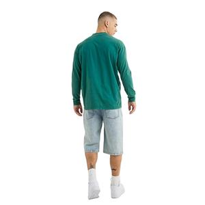 Nouvelles Chemises Confortables à Manches Longues pour Hommes, Coupe Droite, Col Rond, 100% Coton, Style Streetwear, Couleurs Unies, Vente en Gros, Collection 2026 - Product Image 5