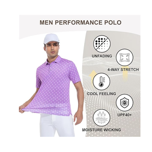 Polo en coton personnalisé avec logo 2025 – T-shirts de golf uniques – Polo de créateur original pour hommes – Chemises imprimées sur mesure - Product Image 5