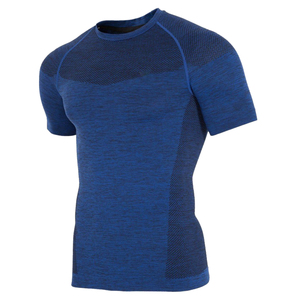 Camiseta de Algodón para Hombre, Talla Grande, Suave y Transpirable, Cuello Redondo, Informal, Básica, para Gimnasio y Fitness, con Logotipo Personalizado en la Parte Delantera, OEM, ODM, Venta al Por Mayor - Product Image 4