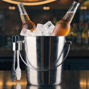 Cubo de Hielo de Acero Inoxidable de Alta Calidad para Enfriar Cerveza y Vino en Fiestas - Product Image 1
