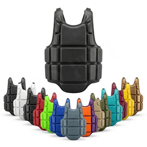 Chaleco Protector de Pecho de Cuero Vacuno 100% de Alta Calidad para Protección Corporal, Equipo de Seguridad Ajustable, Chaleco de Entrenamiento Ligero - Product Image 1