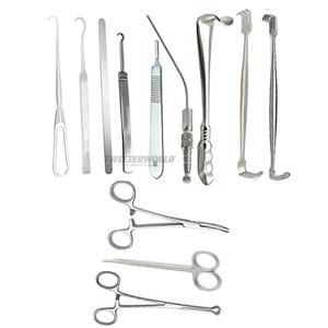 Juego de instrumentos de laparotomía de acero inoxidable personalizables, 41 Uds., herramientas de cirugía general básica pediátrica, Manual y fuente de alimentación - Product Image 3