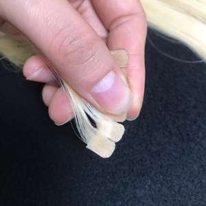 ผมต่อ100% สี613มินิเทปลอนผมตรงสไตล์ธรรมชาติสีธรรมชาติ - Product Image 4