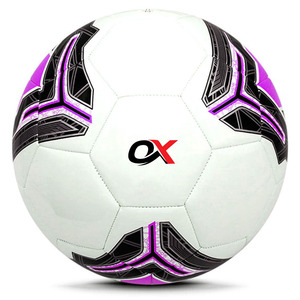 Oxva Industries High Quality Customized Color PU Hybrid Soccer <b>Ball</b> Official Size Soft <b>Machine</b> Stitched for Outdoor Sport - Product Image 1