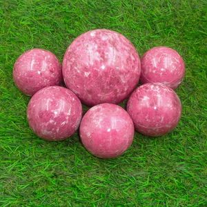 Sphère de cristal de thulite naturelle Chakralume, polie à la main, pierre précieuse de guérison, Reiki, méditation, Feng Shui, vente en gros - Product Image 3