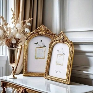 Vintage Decorative Metal Photo <b>Frame</b> Premium <b>Picture</b> <b>Frame</b> for Home Decoration Wedding Gift Tabletop Display Wholesale Export - Product Image 4