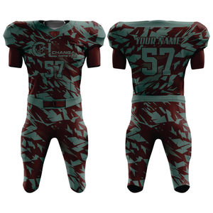 เสื้อเจอร์ซีย์อเมริกันฟุตบอลระเหิดแบบกำหนดเองสำหรับทีมแข่งขันและการฝึกอบรม - Product Image 3