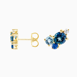 Boucles d'oreilles clous en diamant de laboratoire taille brillant rond, couleur D, certifiées IGI, classiques pour le quotidien - Product Image 1