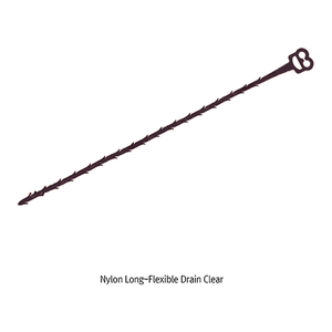 Desatascador Flexible de Nylon de 530 mm con Mango de Anillo para Desagües de Fregaderos y Duchas - Product Image 1