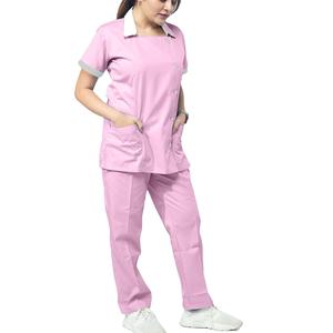 Venta al por mayor personalizado uniforme traje uniformes médico enfermera uniforme Jogger tipo enfermera Scrub Sets Hospital Wear - Product Image 1