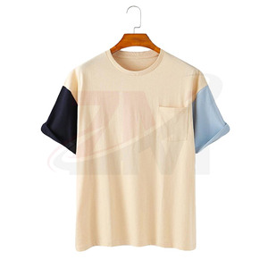 Camisetas de Manga Corta Transpirables con Patrón Sólido para Hombre, Estilo Casual, Novedades, Venta al por Mayor, Marca Personalizada - Product Image 1