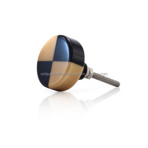 Poignées de cuisine en marbre massif de conception personnalisée supérieure bouton de tiroir en pierre sculptée matériel décoratif pour la décoration intérieure artisanat en pierre - Product Image 3