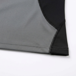 Camiseta de Compresión para MMA y BJJ, para Entrenamiento, Unisex, Spandex/Algodón, Manga Larga, Teñida, UPF50+, Secado Rápido, 220g - Product Image 4