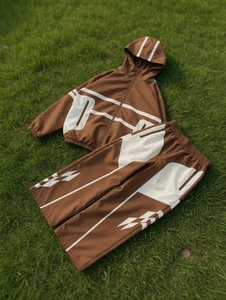 Ensemble de survêtement unisexe coupe-vent d'hiver en nylon imperméable deux pièces – Fabricant de vêtements de sport et streetwear décontracté - Product Image 4