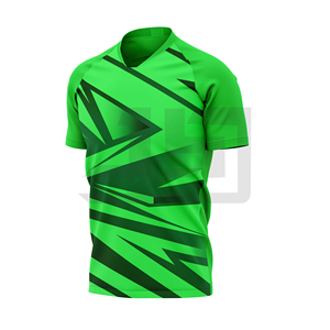 Maillot de football personnalisé, maillot d'équipe, uniforme de football sublimé, séchage rapide, évacuation de l'humidité, respirant, 100% coton, athlétique - Product Image 5