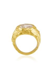 Bague en alliage plaqué or de haute qualité pour femmes, bijou tendance, article cadeau disponible au meilleur prix du marché - Product Image 2