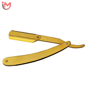 New Professional Barber Salon Manual Stainless Steel <b>Single</b> <b>Blade</b> Cut Throat Shaving <b>Razor</b> for Men's Made in Pakistan OEM - Product Image 3