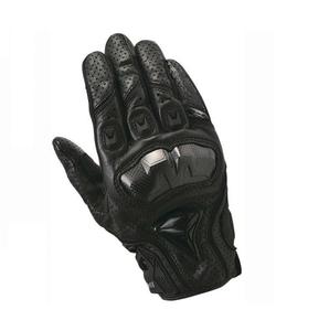 Guantes de Motocicleta Personalizados para Hombre, de Cuero Perforado, con Protección de Nudillos Rígidos, Transpirables, de Malla, para Carreras y Conducción - Product Image 5