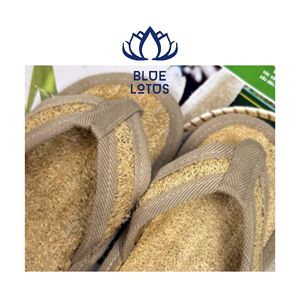 BEST SELLER Sustainable Loofah <b>Slippers</b> Eco-Friendly Foot Scrub Gift Box Indoor Home Spa Use For <b>Massage</b> Wholesale - Product Image 1