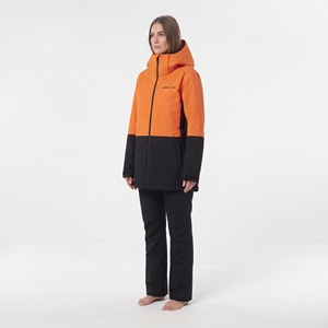 Conjunto de traje de esquí impermeable para mujer, chaqueta con capucha y pantalones a prueba de viento, ropa deportiva transpirable para invierno y actividades al aire libre - Product Image 6