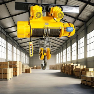 Kerekan tali kawat listrik tugas berat, 1to10 Ton 4m 6m pengangkat konstruksi lingkungan parah - Product Image 1