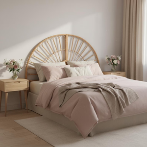 Têtes de lit en rotin naturel les plus vendues, panneaux muraux, tête de lit scandinave pour maison, gîte, villa en provenance du Vietnam - Product Image 5