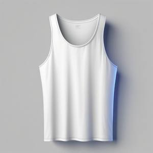 Vêtements excédentaires d'exportation au Bangladesh débardeur blanc hommes fabricants pour vêtements douaniers - Product Image 3