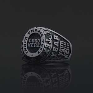 Bague d'École BOJ 019 Personnalisée en Argent et Diamant, Bague de Diplôme Universitaire Unisexe, Cadeau pour Fêtes et Occasions Spéciales, Prix Bas - Product Image 5