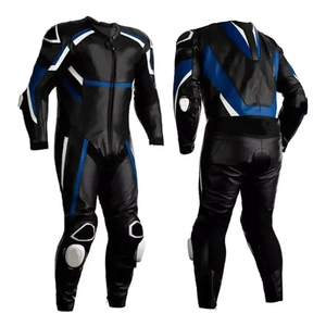 Traje de Motocicleta Unisex Protector, Hecho de Cuero Genuino, Forro Transpirable, Resistente al Viento y a la Abrasión, Talla Grande, Manga Larga - Product Image 5