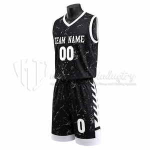 Conjunto de Uniforme de Baloncesto Personalizado, Jersey y Pantalones Cortos Sublimados, Malla Transpirable, Ropa de Equipo, OEM, ODM, Marca Privada, 100% Poliéster, Secado Rápido - Product Image 3