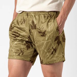 Custom logo Summer Streetwear Drawstring Beach Board Running Mens Gym Mesh Shorts Unisex - Product Image 2