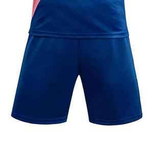 Conjunto de Uniforme de Fútbol Personalizado Unisex Blanco, Manga Corta, Cuello en V, Impreso, Transpirable, Impermeable, Antibacterial, de Poliéster - Product Image 3