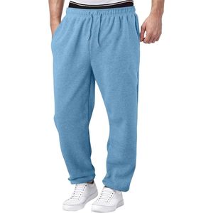 Pantalones Deportivos Gris Claro para Hombre, Talla Grande, de Algodón Grueso con Bolsillos Utilitarios, Estilo Informal para Gimnasio - Product Image 4