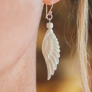 Pendientes Vintage de Hueso de Búfalo Hechos a Mano, Joyería de Moda Estilo Hueso, los Más Vendidos de Natural Crafts para Mujer - Product Image 3