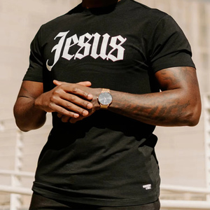 เสื้อยืดคุณภาพสูง ผ้าฝ้าย 100% ซักแล้ว เนื้อหนา หรูหรา ใส่ได้ทั้งชายและหญิง สกรีนโลโก้ด้านหน้าได้ตามต้องการ ทรงปกติ เสื้อยืดเปล่าสำหรับผู้ชาย - Product Image 3