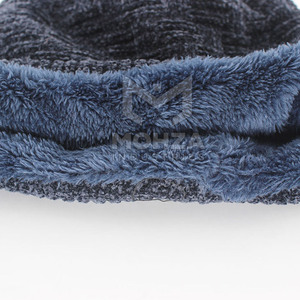 Gorro de Invierno de Alta Calidad al por Mayor, con Logotipo Personalizado Impreso, Transpirable, Jacquard, Unisex, Ajustable, de Algodón/Lana - Product Image 5