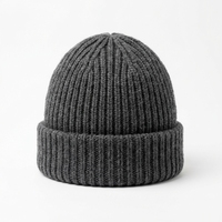 Gorro de Punto Personalizado OEM, Gorro de Invierno Premium con Borde, Suave, 100% Acrílico, Cálido, Informal, para Viajes al Aire Libre, Unisex, Bordado 3D