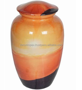 Urne funéraire moderne en laiton de haute qualité, motif léopard guépard violet, fonction vase de table – Meilleure vente - Product Image 4