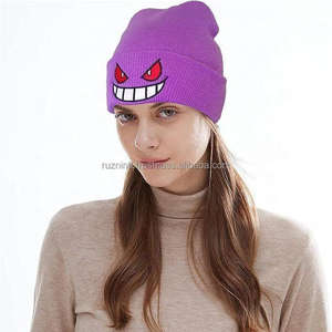 Bonnet en tricot unisexe pour l'hiver, chaud, doux, tissu épais, style streetwear décontracté pour les voyages en plein air, les sports et l'usage quotidien - Product Image 3