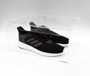 2025 Boîte à chaussures empilable en acrylique transparent tendance-gain de place, ouverture latérale, affichage transparent pour baskets et collections - Product Image 6