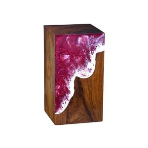 กล่องใส่ของที่ระลึกไม้โรสวูดฝังเรซิ่นลายคลื่นทะเล ของที่ระลึกเพื่อเป็นที่ระลึกส่วนตัว - Product Image 2