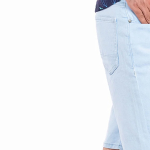 <b>Mens</b> <b>Stretch</b> Denim Shorts Dark Washed Casual Gym Outdoor Workout Wear Breathable Jean Shorts Comfortable Denim Short - Product Image 6