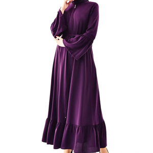 Service OEM Vêtements Musulmans pour Femmes Abaya Islamique de Haute Qualité Confortable Légère à Manches Longues Style Casual Respirant - Product Image 4
